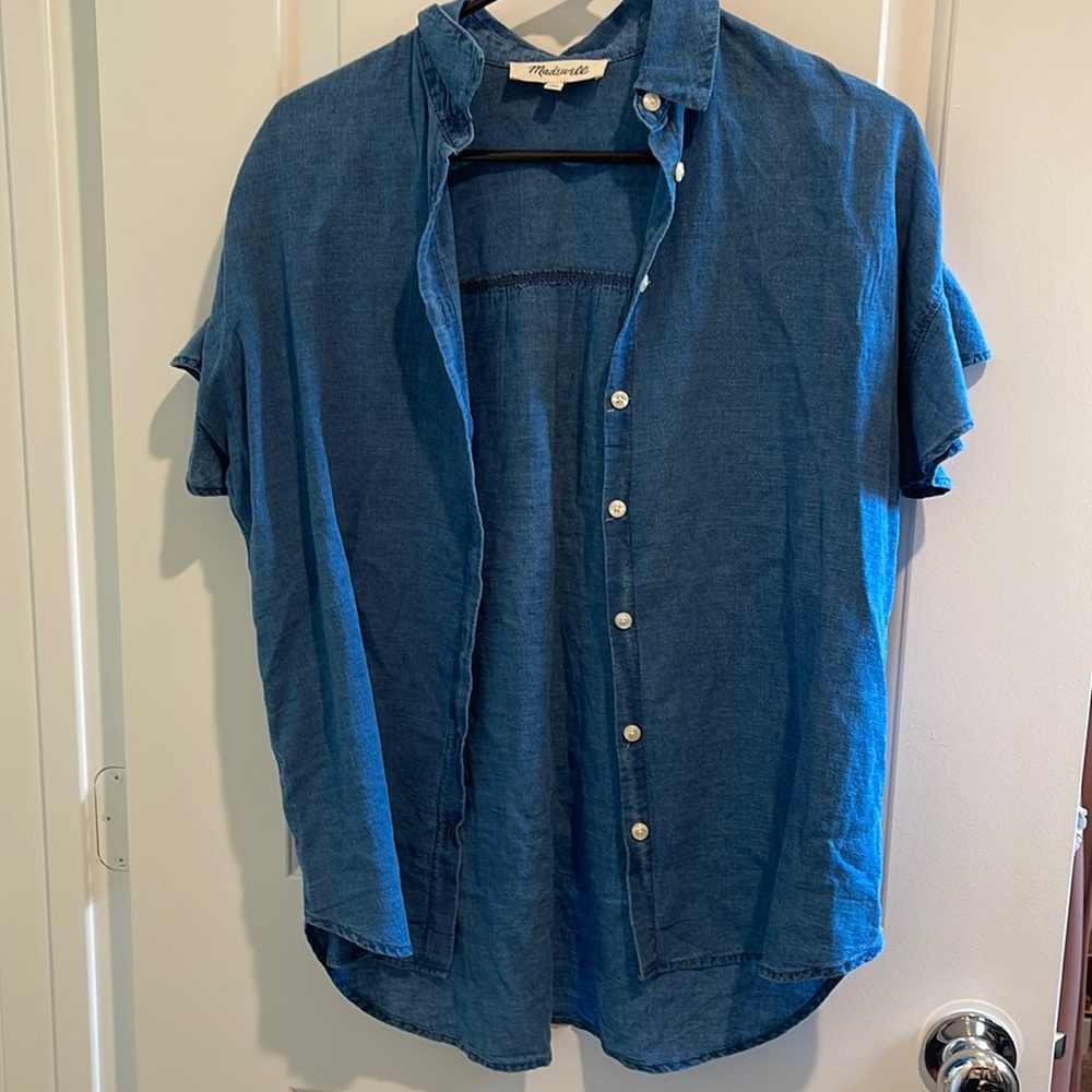 Madewell denim top